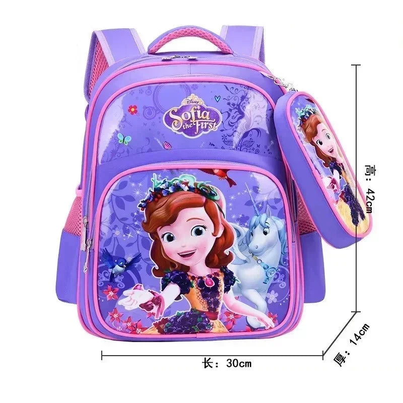 Frozen Elsa Anna Cartoon Schoolbag Disney Girls Backpack Children Primary School Schoolbag Children Backpack Schoolbag Mochila