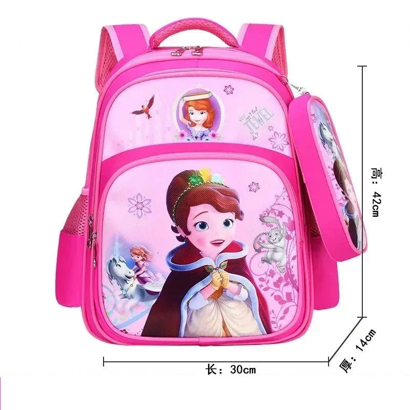 Frozen Elsa Anna Cartoon Schoolbag Disney Girls Backpack Children Primary School Schoolbag Children Backpack Schoolbag Mochila