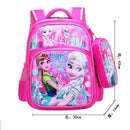 Frozen Elsa Anna Cartoon Schoolbag Disney Girls Backpack Children Primary School Schoolbag Children Backpack Schoolbag Mochila